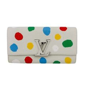 LOUIS VUITTON M81890 Portefeuille Capucines Yayoi Kusama Collaboration Polka ...